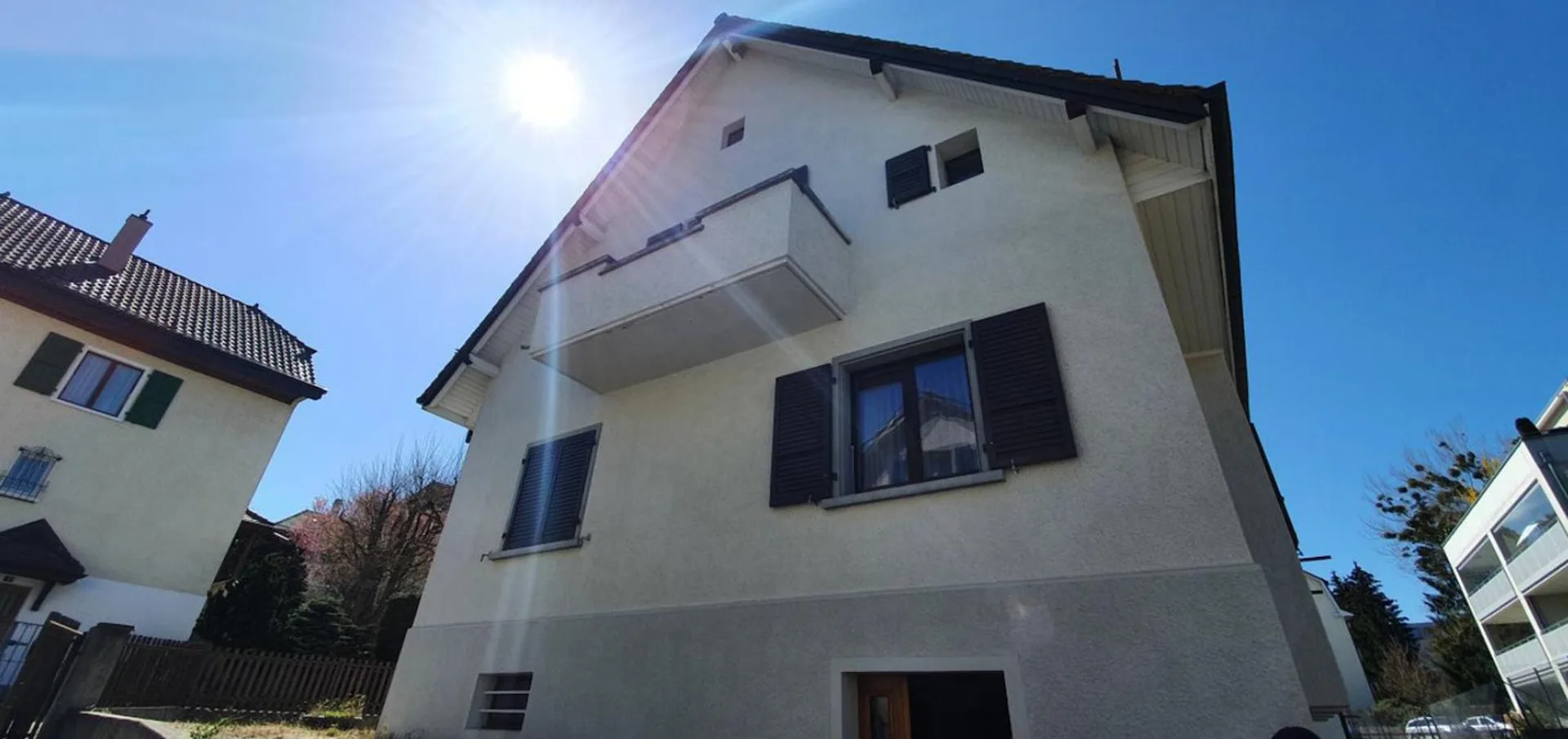 RARE : maison individuelle au quartier du Jura avec terrain à bâtir
