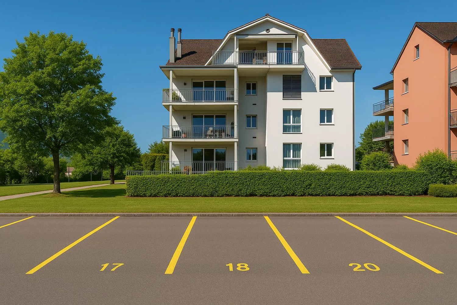 External parking space on Konsumstrasse 57 in Ormalingen