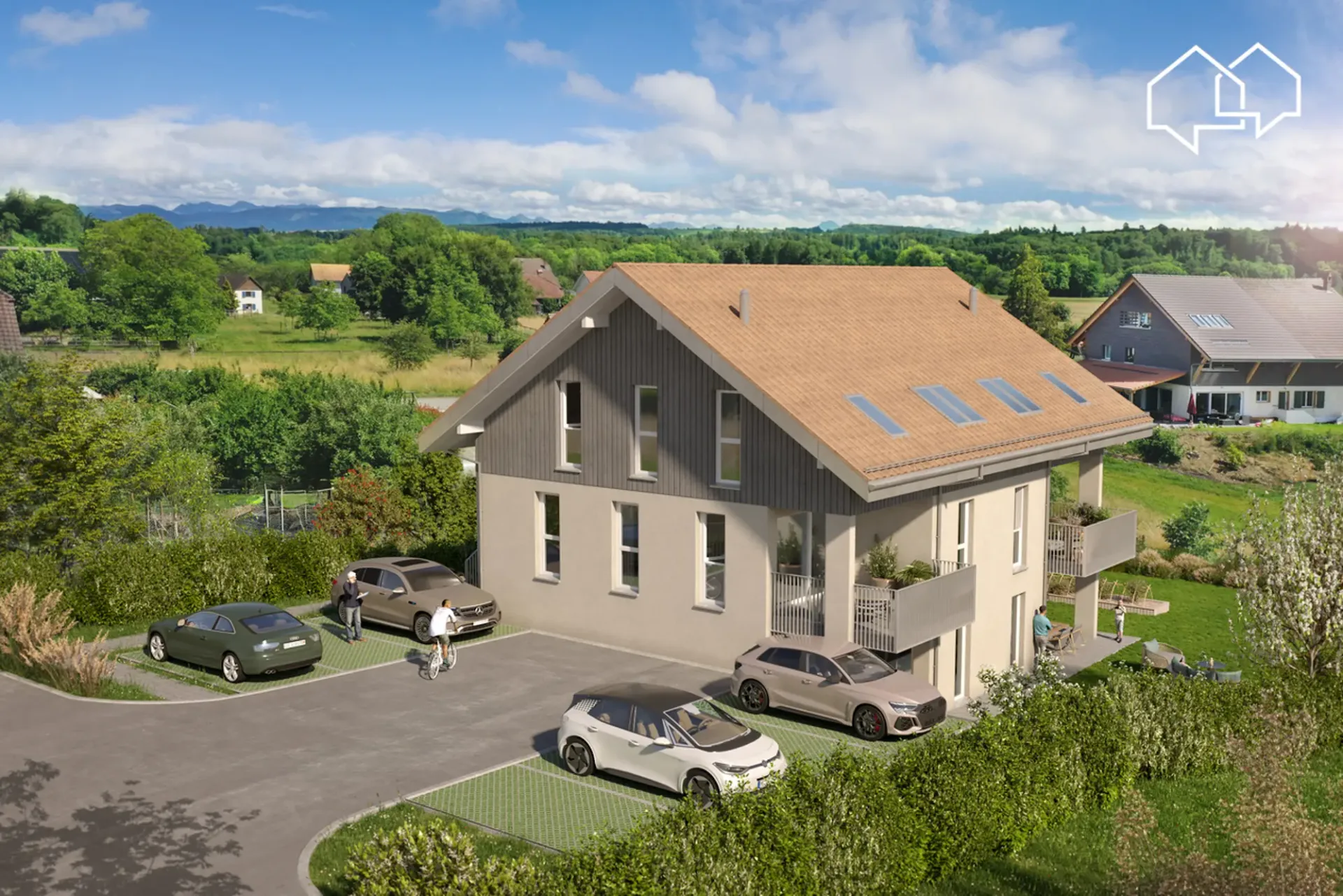 Prächtiges Duplex mit 4.5 Zimmern