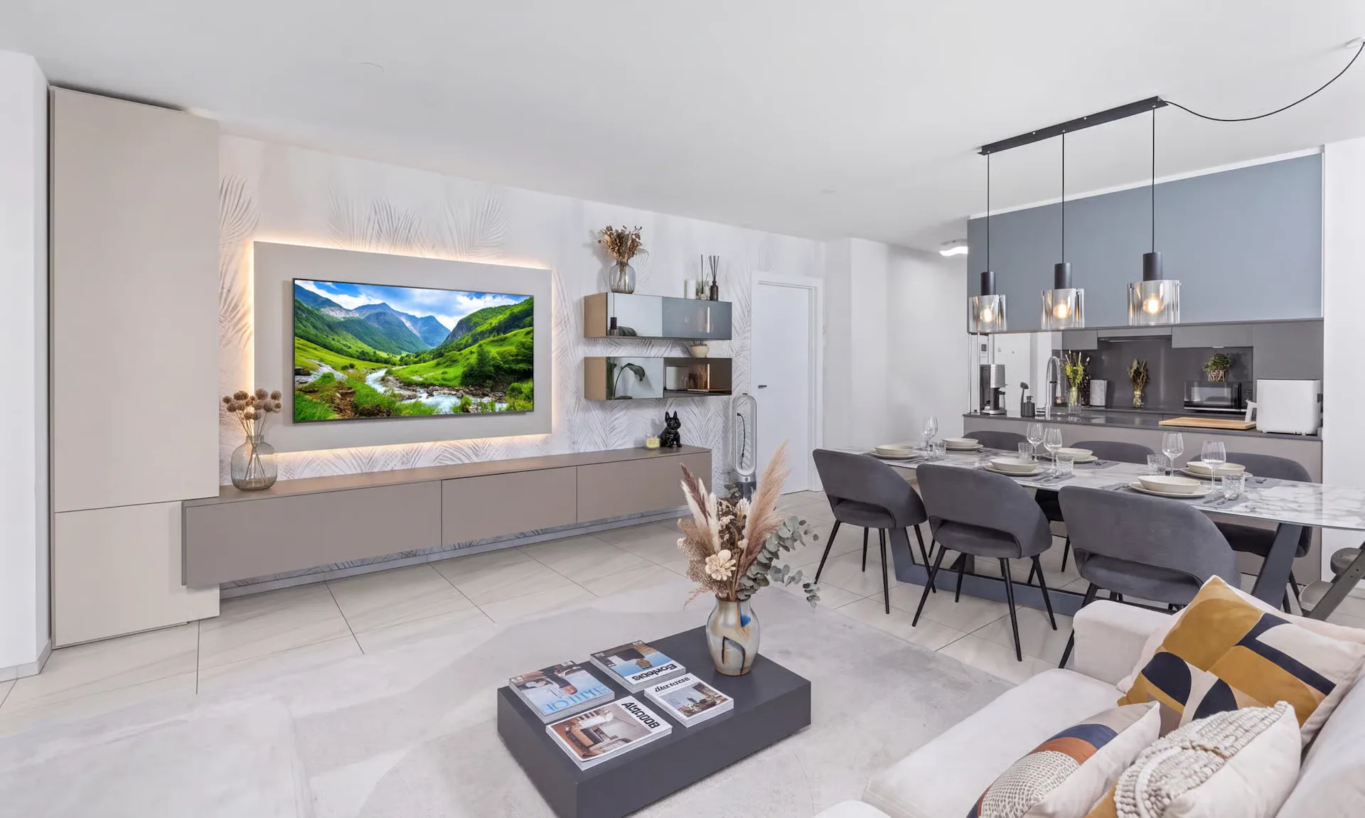 ELEGANT AND MODERN 4.5 ROOM APARTMENT ON THE TOP FLOOR IN BALERNA
