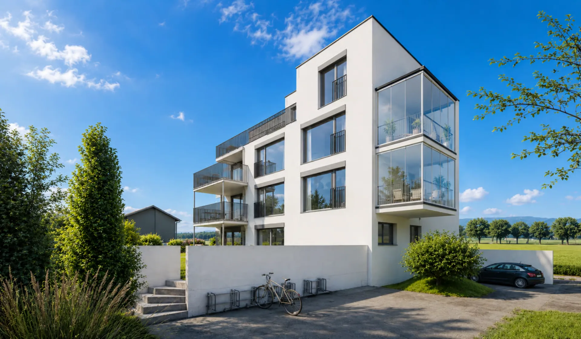 Bauland mit bewilligtem Projekt für MFH