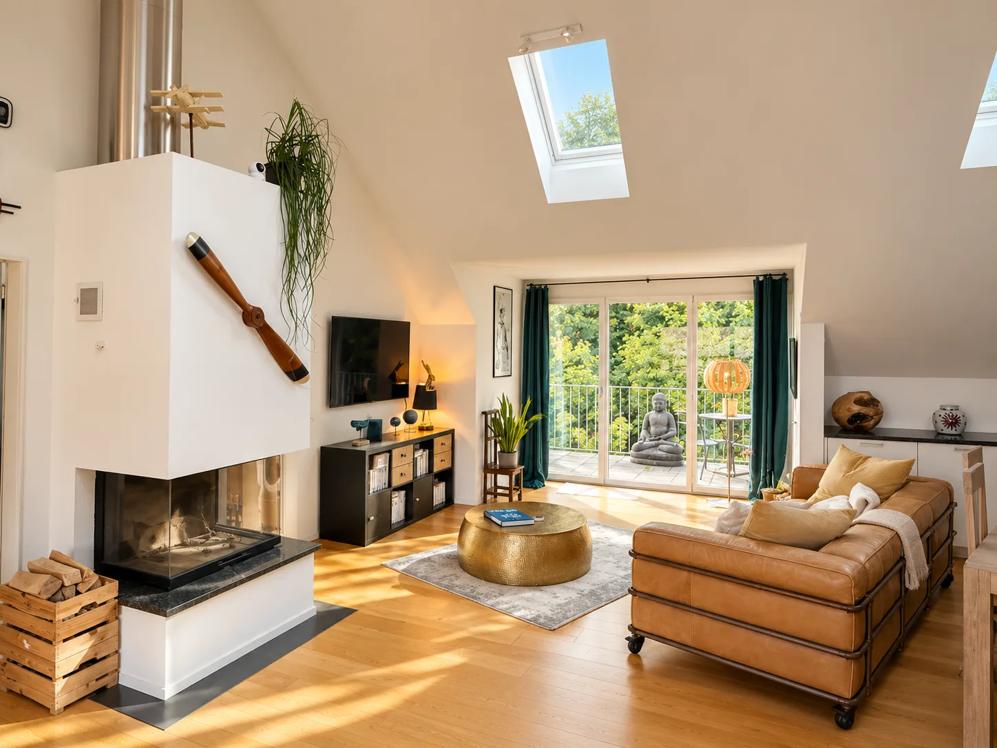 Charmante 3.5-Zimmer-Dachwohnung in Langnau am Albis