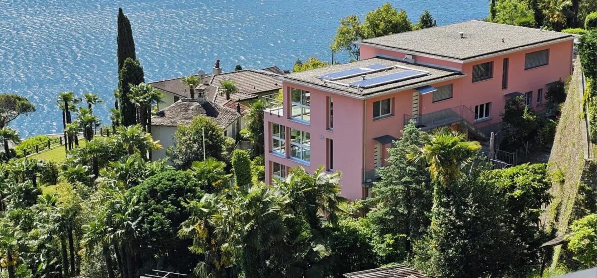 Exklusive Liegenschaft mit 8 Einheiten und atemberaubendem Blick auf den Lago Maggiore - Brissago