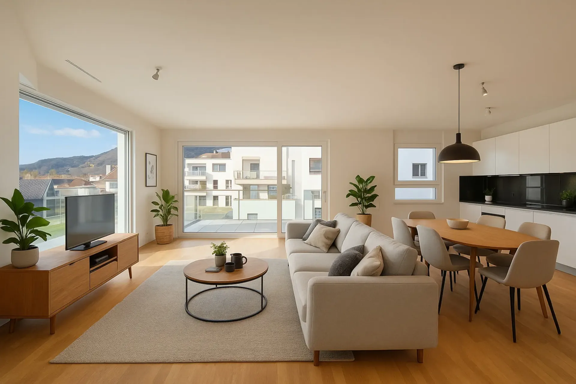 Wohnung mit 4.5 Zimmern und Terrasse