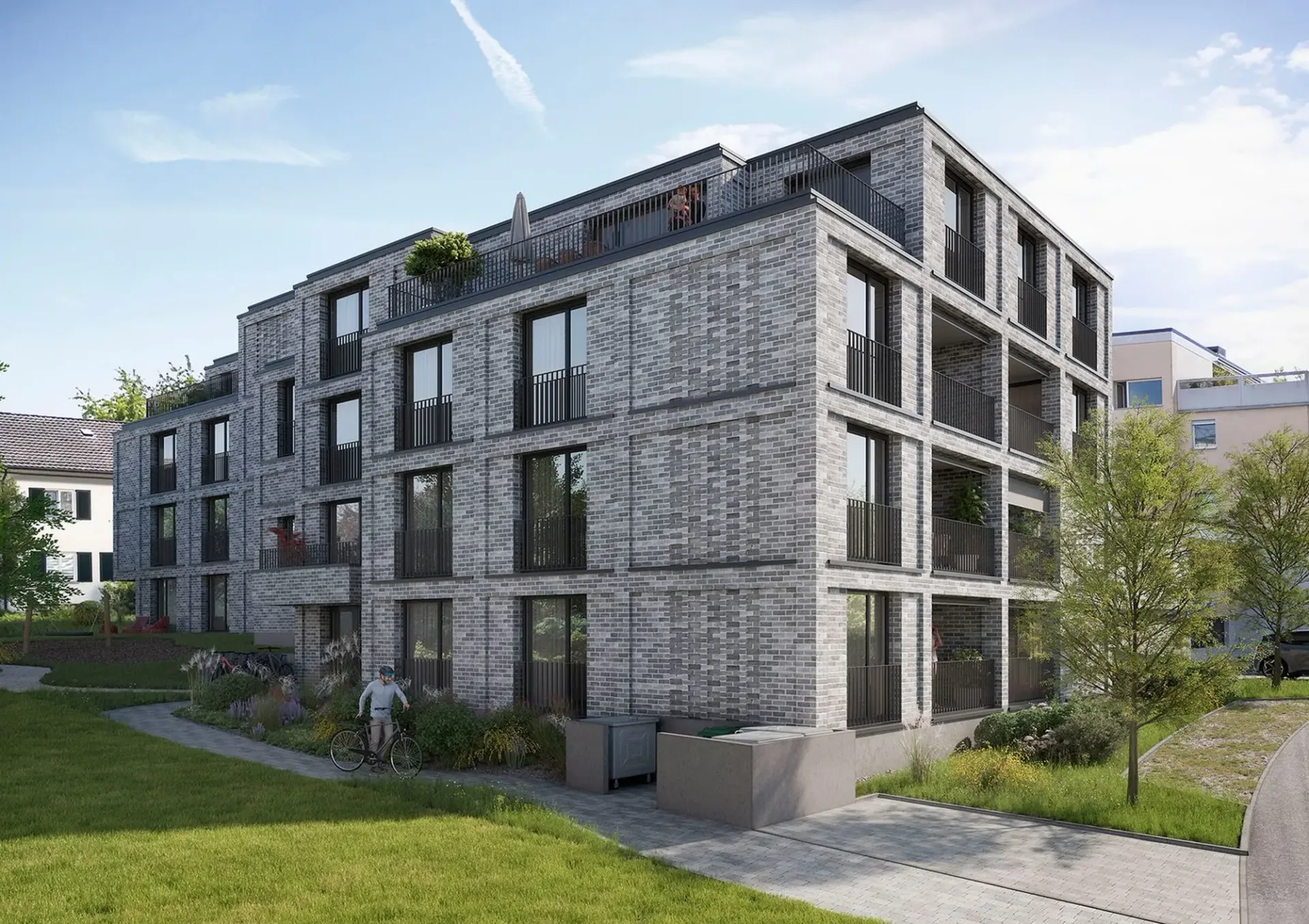 Helle 4.5-Zimmer-Neubauwohnungen mit Balkon in Zürich-Seebach