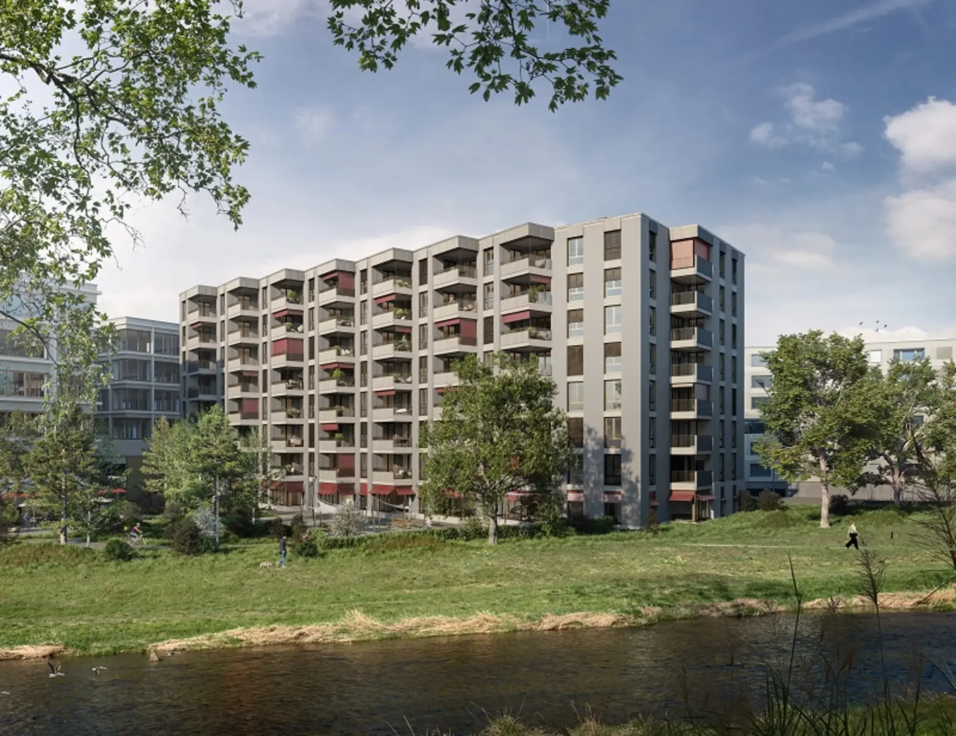 Top moderne Wohnung an der Sihl