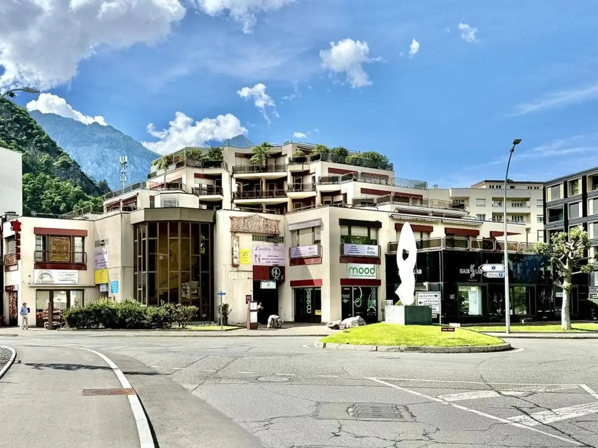 Martigny, Stadtzentrum - Tiefgaragenparkplatz zu verkaufen