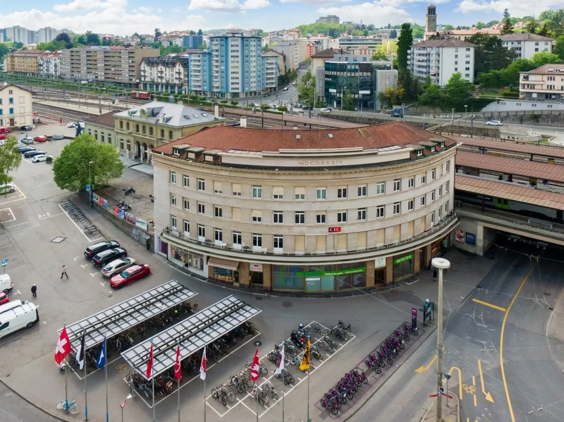 Verkaufsfläche am Bahnhof Fribourg