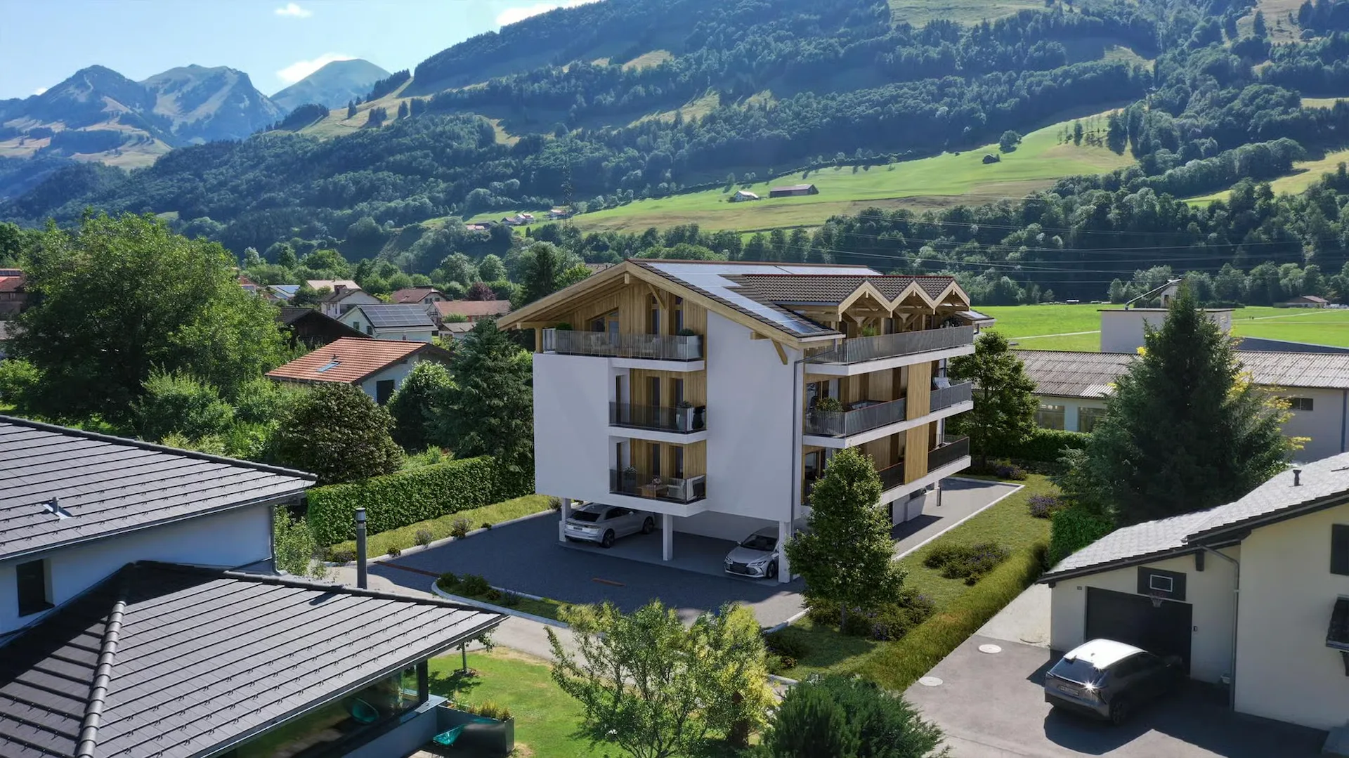 DERNIERS LOTS - appartement haut de gamme 3.5 pièces - neuf - au coeur de l'Intyamon