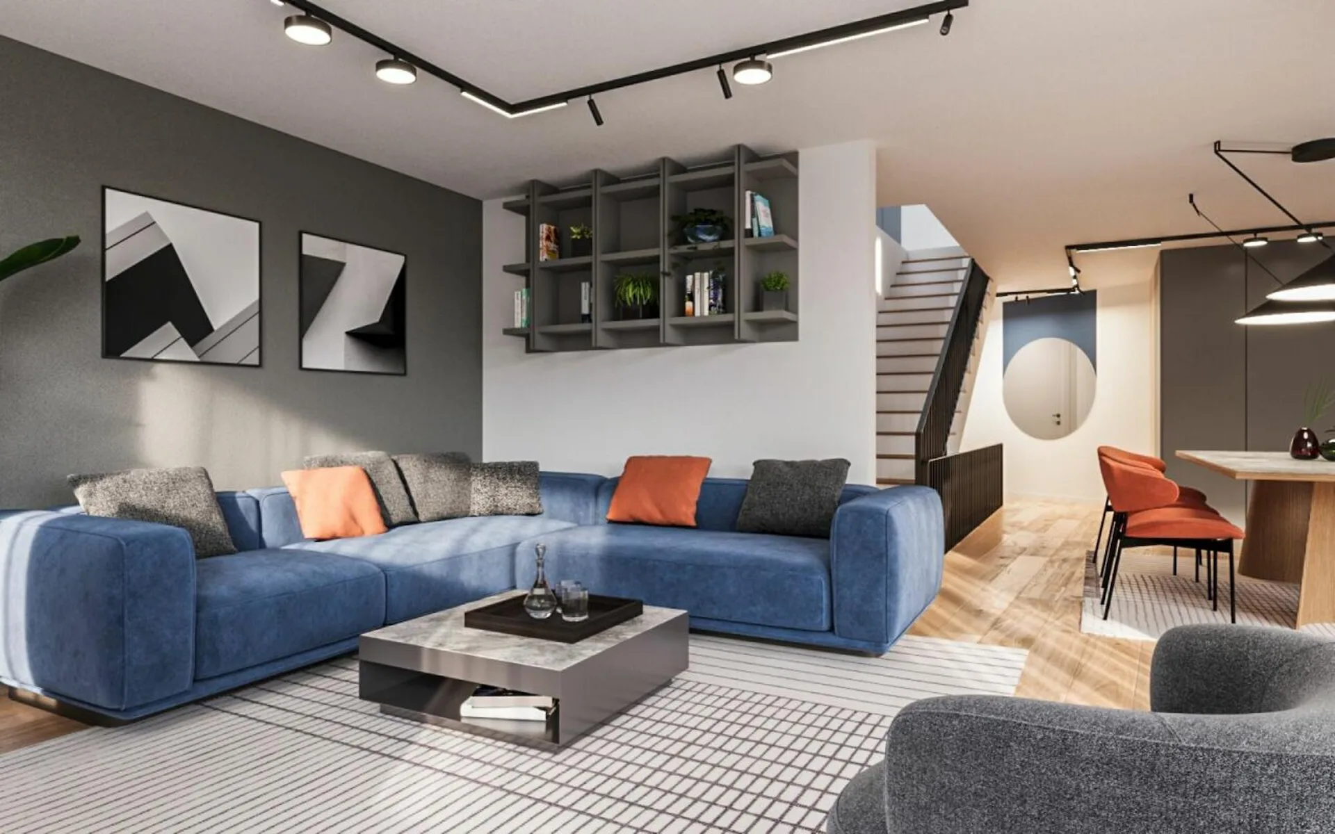Moderner Neubautraum Doppel-Einfamilienhaus - zwischen Rhein und Bergen - Haus West