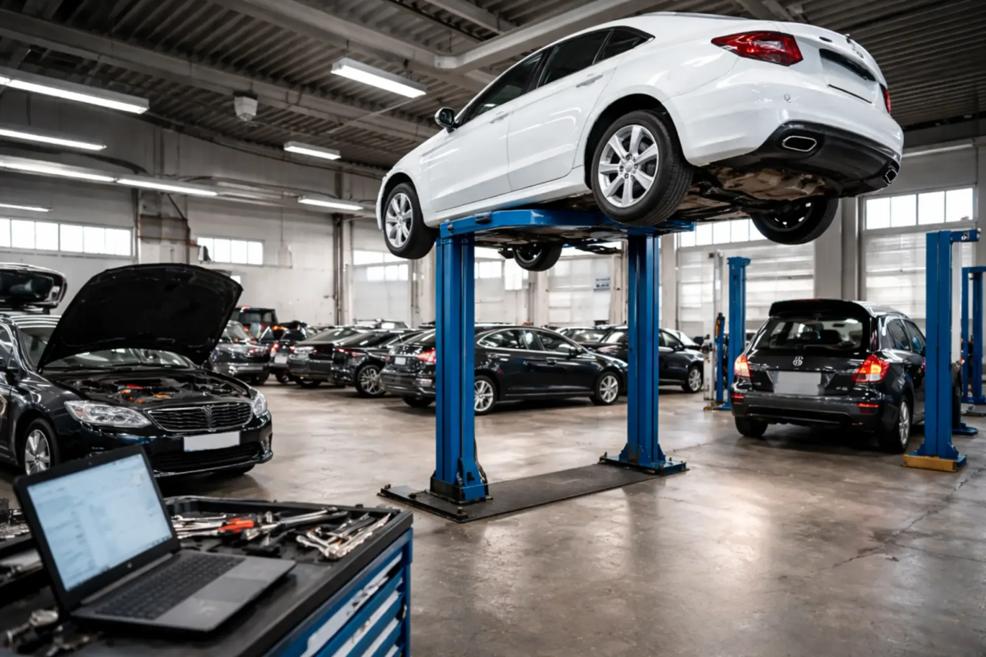Automobilgarage zur Übernahme - HERRLICHE GELEGENHEIT