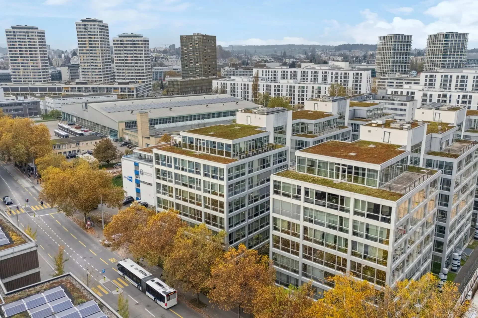 Modern office space with a great view and parking