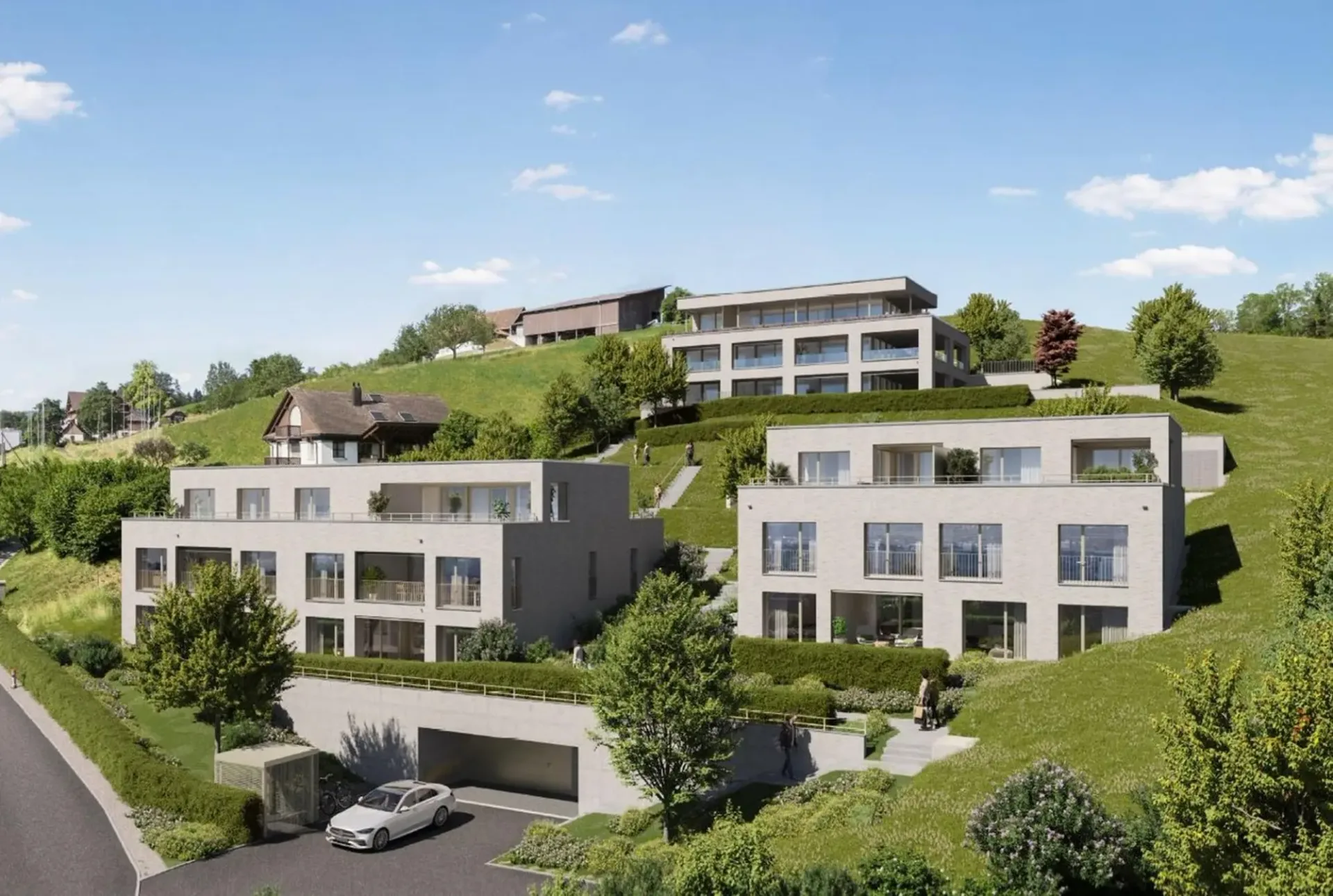 luxuriöse 5.5-Zimmer-Maisonette-Wohnung/Haus in Baar-Inwil