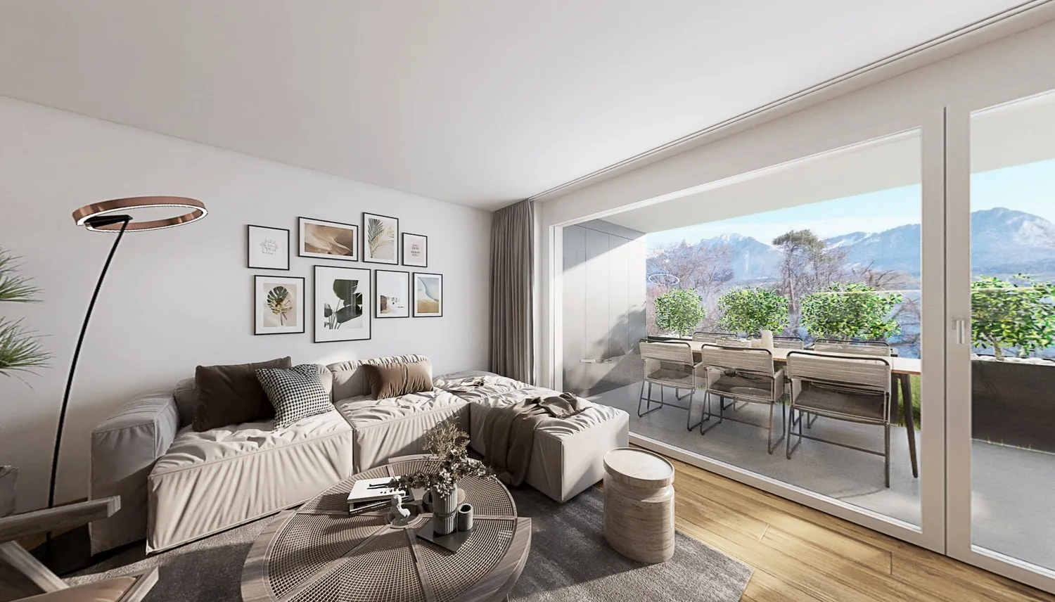 Neubau 3.5 Zimmer-Wohnung EG in Gunten