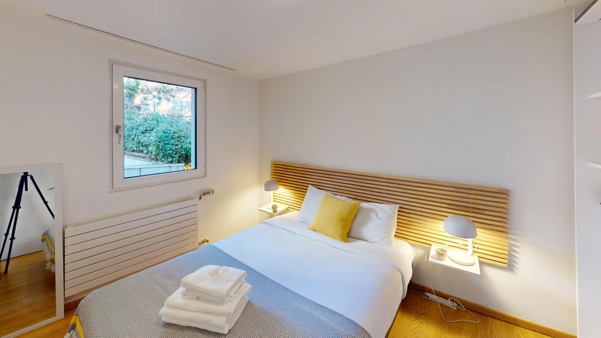 Rooftop Views & Central Location: 1-Bedroom Apartment in Lausanne