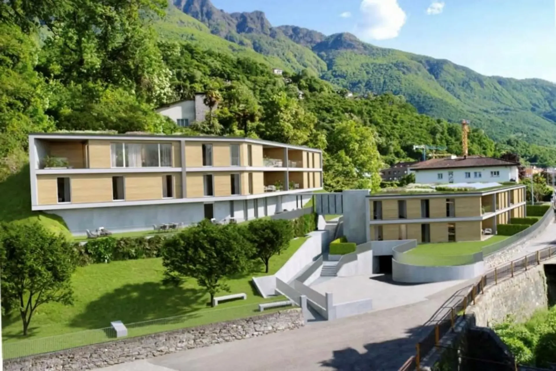 New 2.5-room apartment with private garden