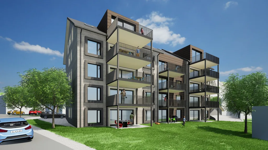 Moderne 4.5 Zimmer Neubauwohnung in Unteriberg, Alpenblick