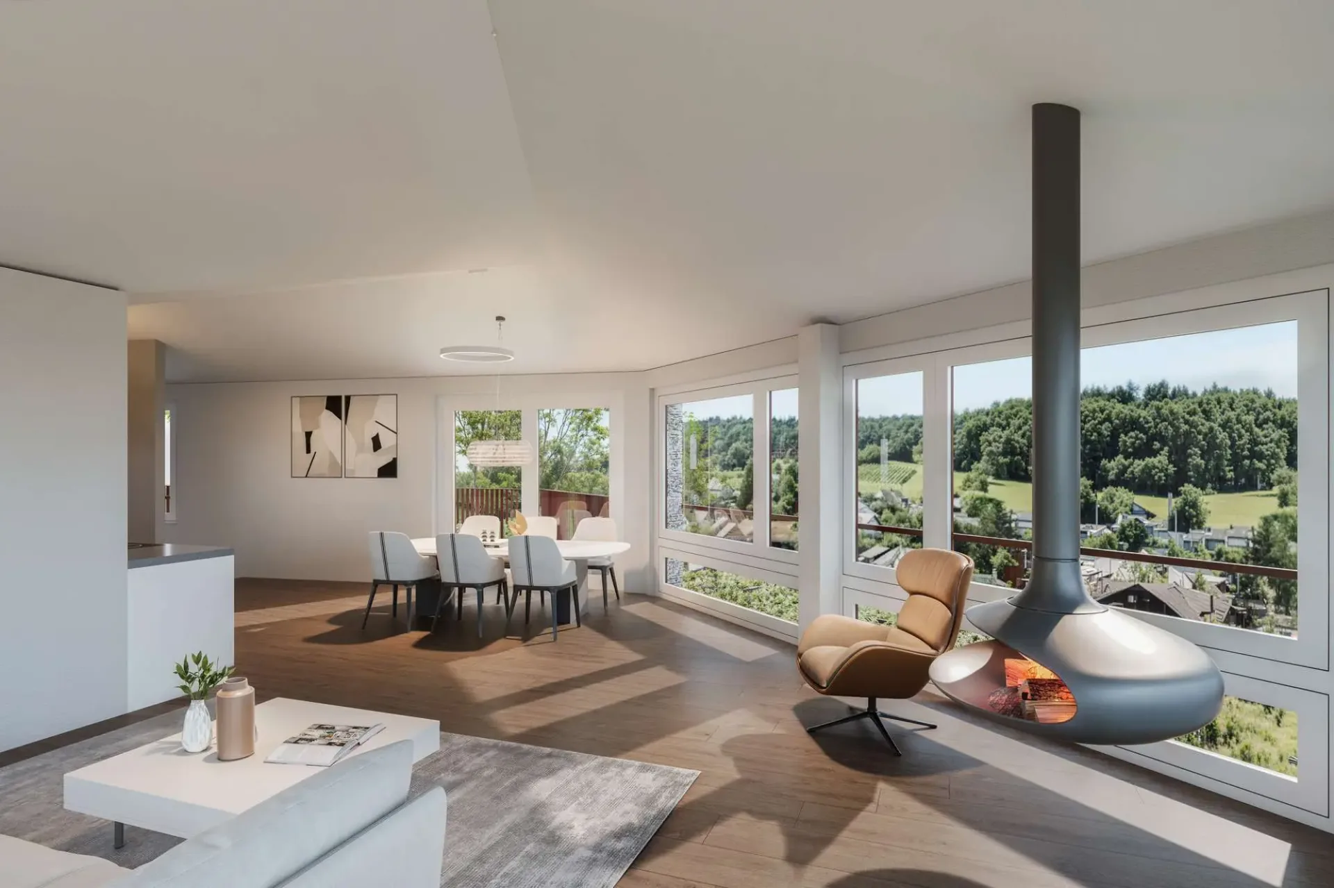 3.5-Zimmer-Maisonette mit 142.5 m² Wohnfläche und zwei traumhaften Terrassen