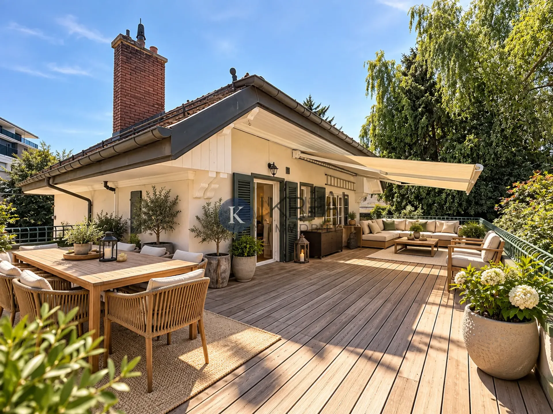 Stadt leben, einen Garten genießen und alles zu Fuß erledigen: ein seltenes Privileg in Lausanne!