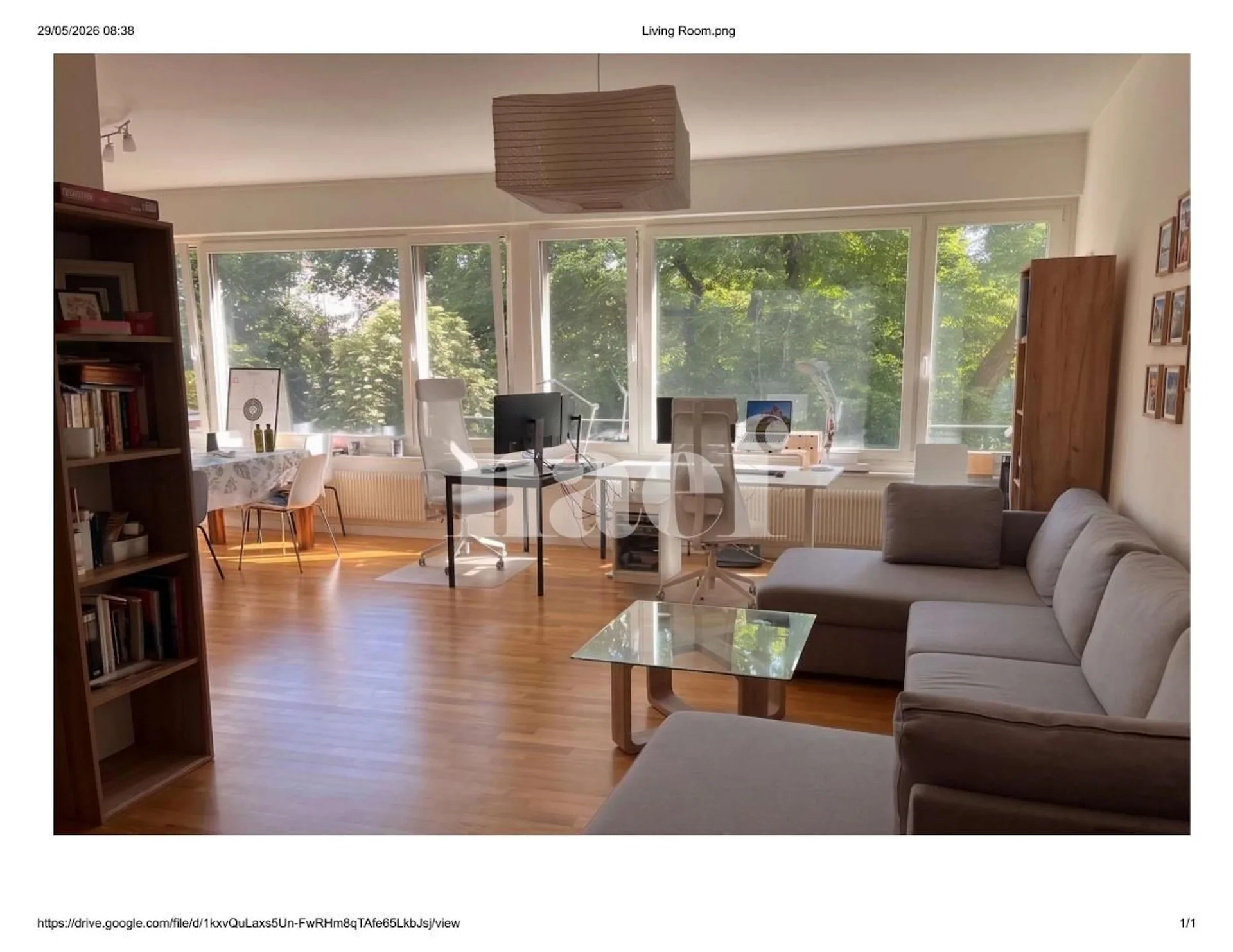Dreizimmerwohnung im ersten Stock, nahe dem See