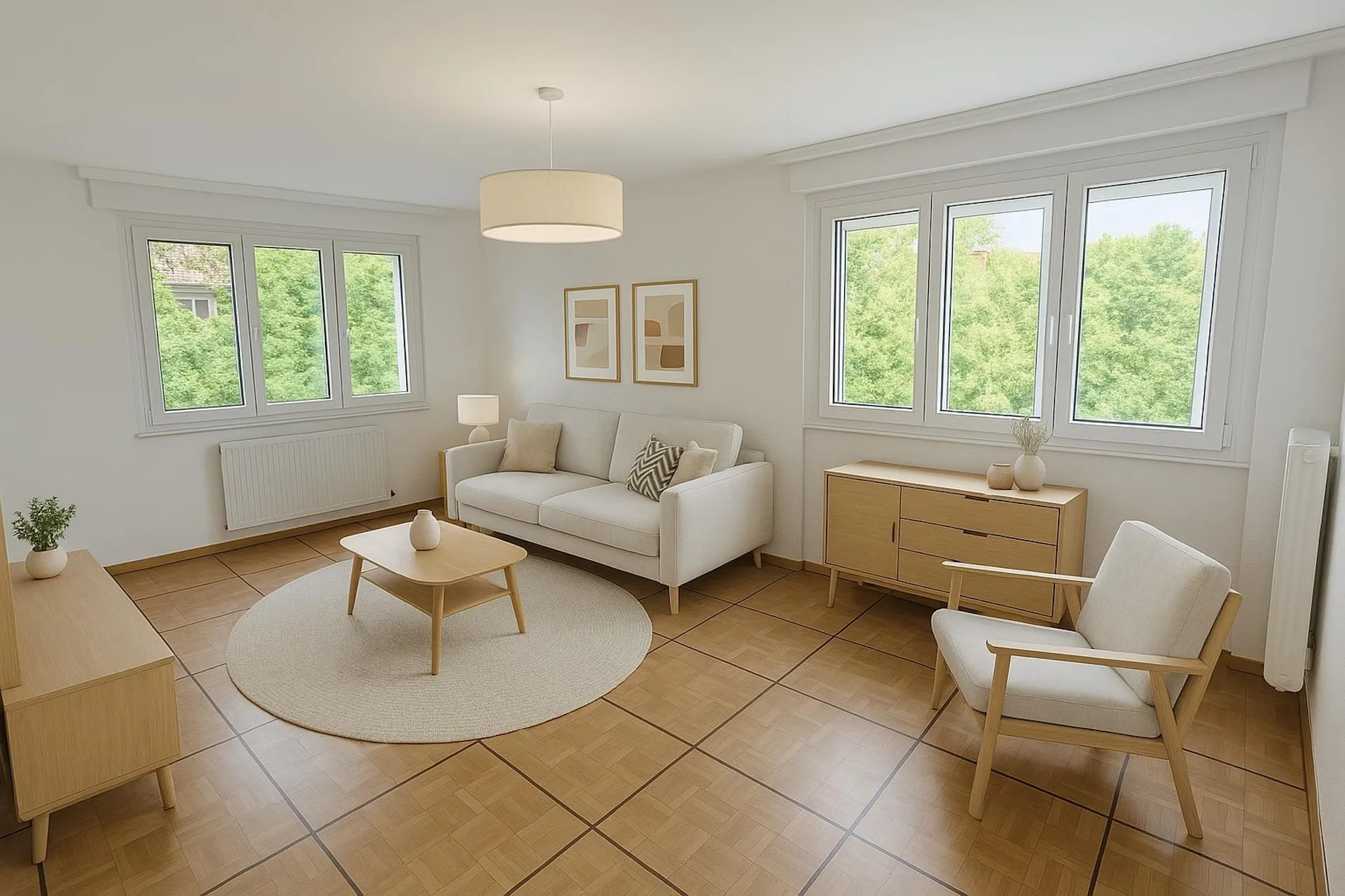 Dreizimmerwohnung in der Nähe der Innenstadt