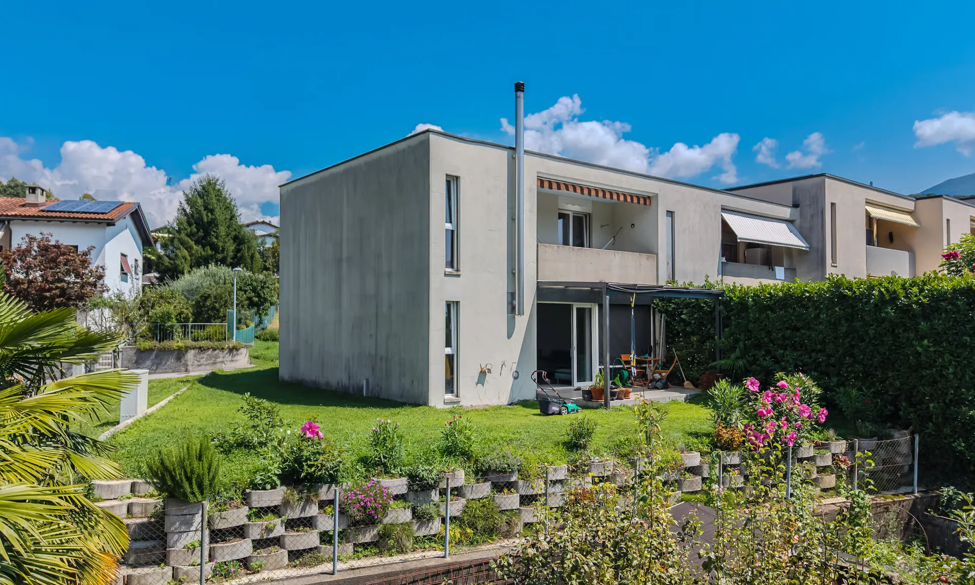 Reihenhaus mit 4.5 Zimmern und Garten in Ponte Capriasca