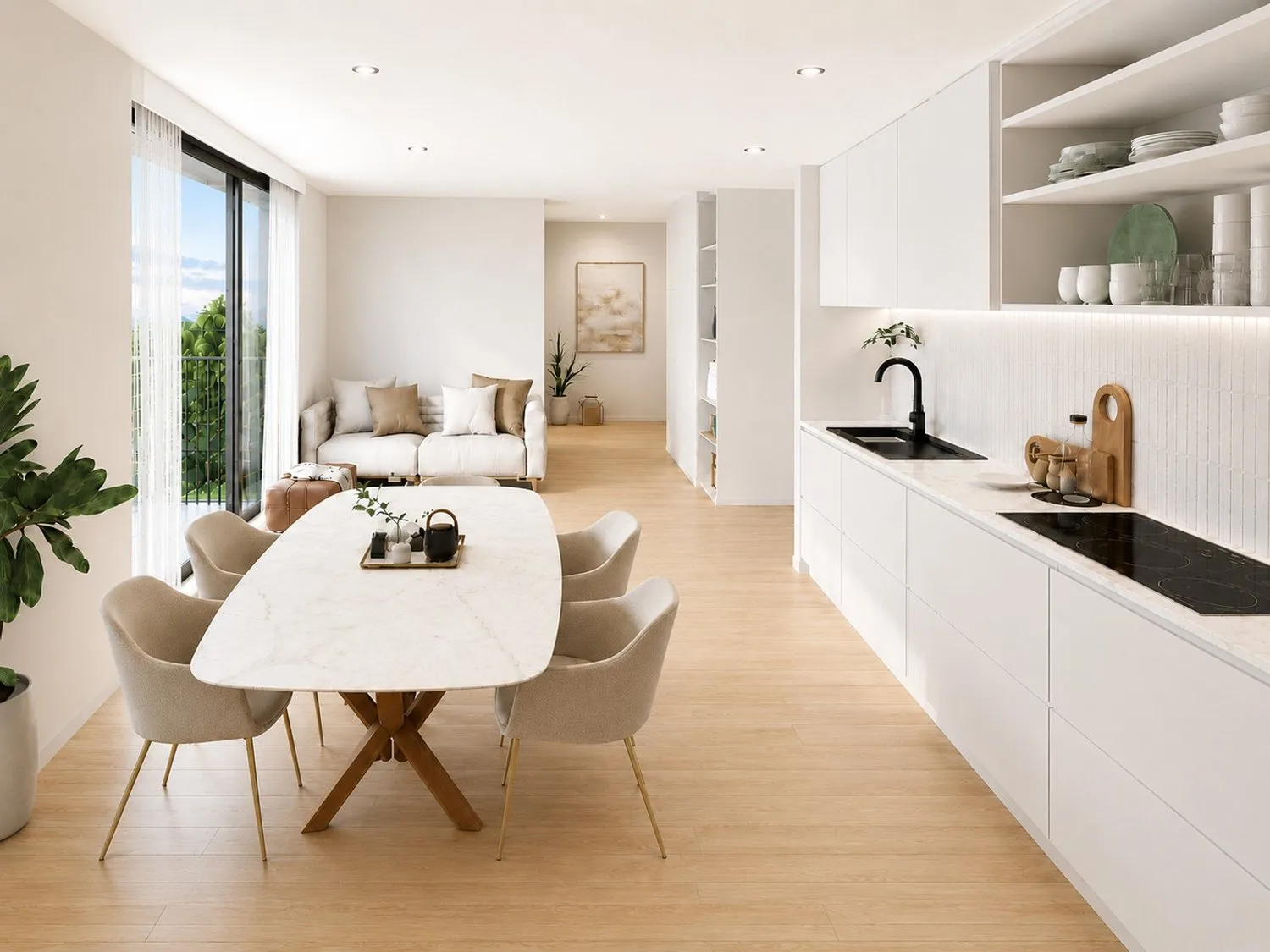 2.5 pièces contemporain avec balcon - Lot 02