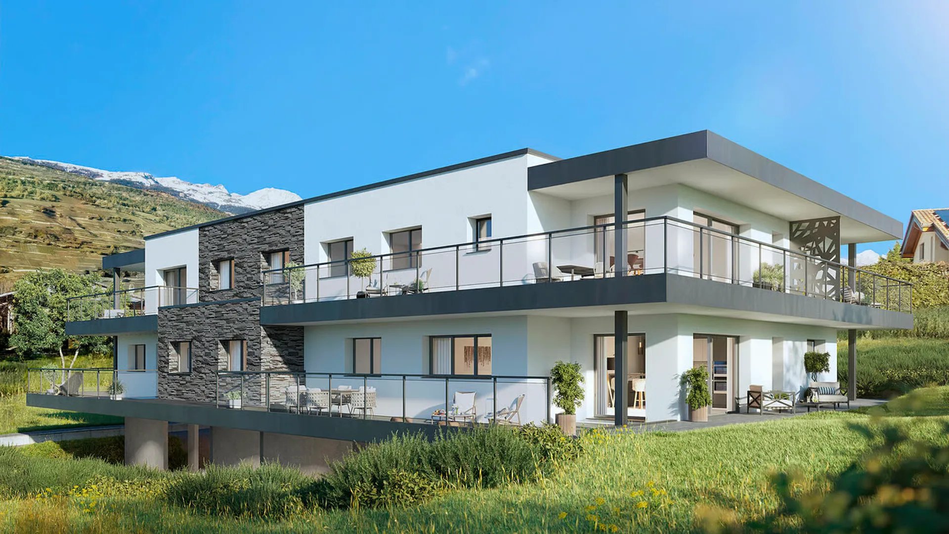 Zu verkaufen 4.5-Zimmer-Wohnung von hohem Standard in Rechy