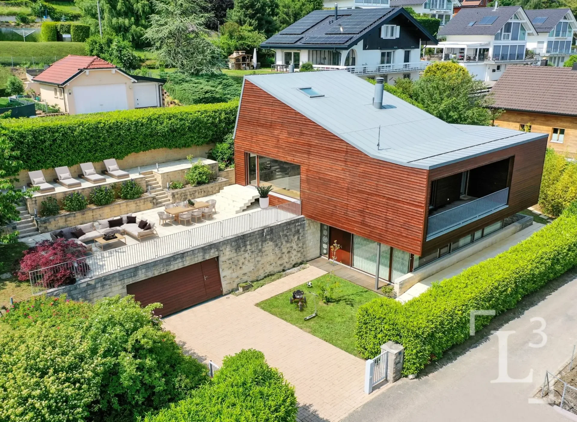 Villa individuelle avec vue dégagée sur le lac