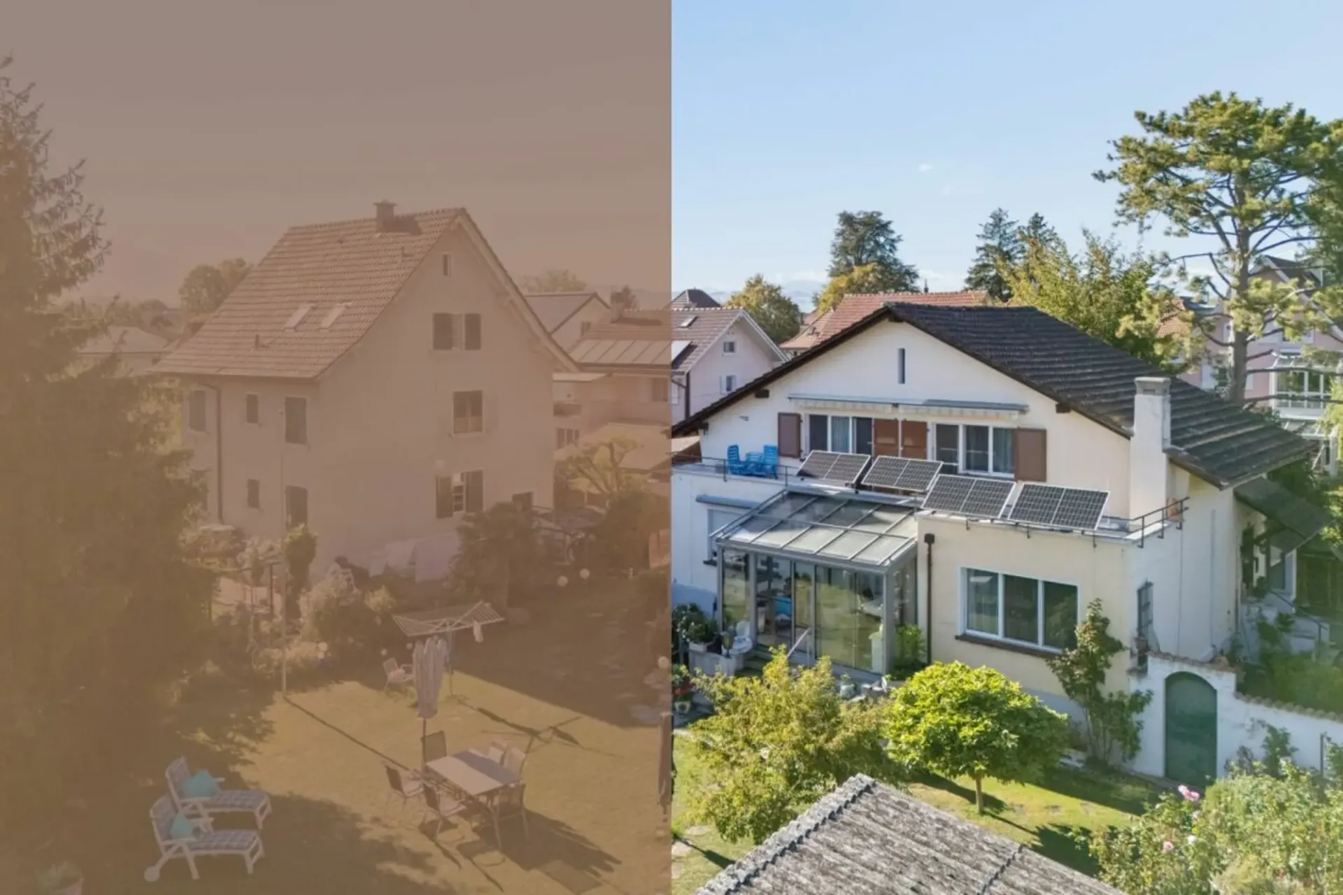 Casa con carattere e prospettiva