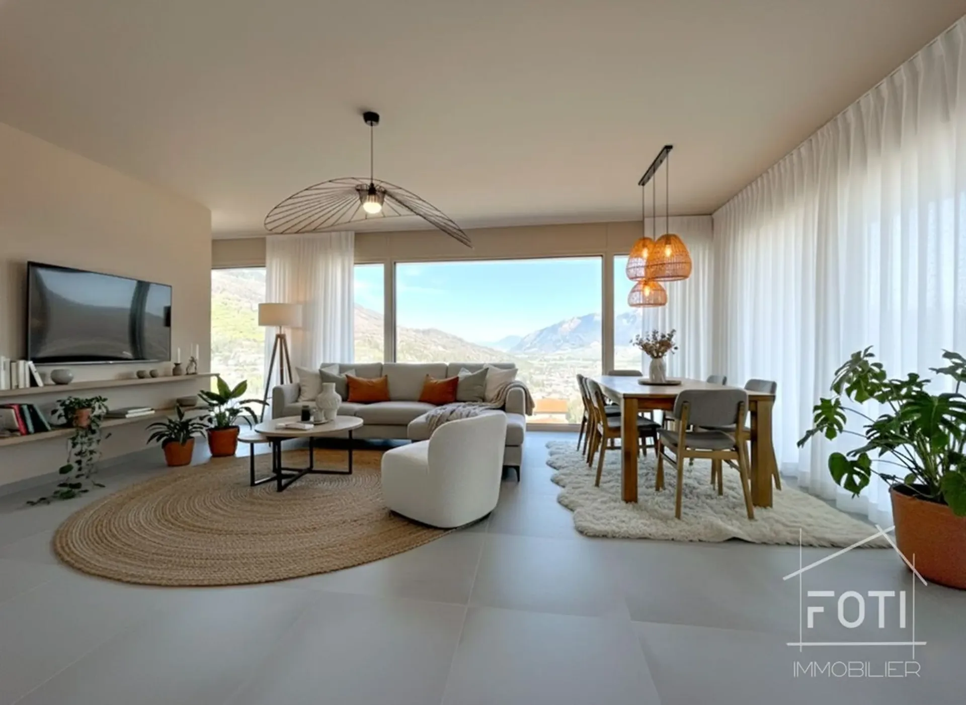 Villa individuale nuova di 4,5 locali con bella vista sulla pianura.