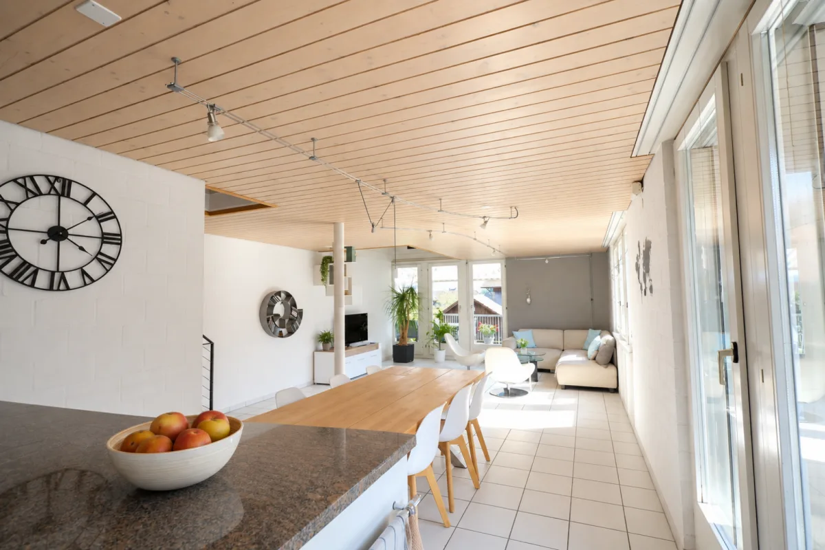 GROS IMMEUBLE - Appartement-maisonnette 5,5 pièces sous les toits