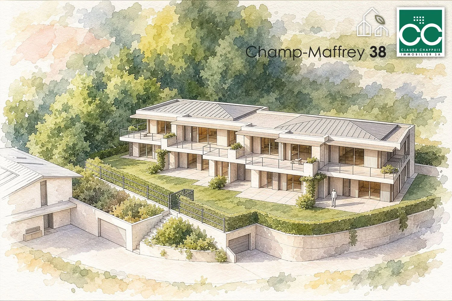 Neue Promotion - Lutry-La Conversion - Prächtige 3.5-Zimmer-Wohnungen mit Terrasse
