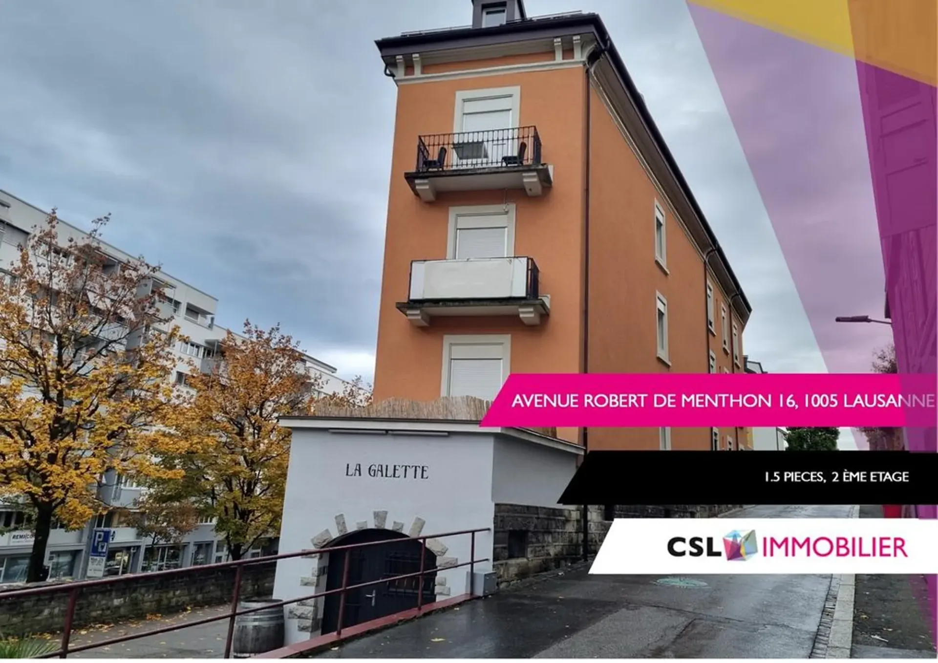 Charmant studio à Lausanne