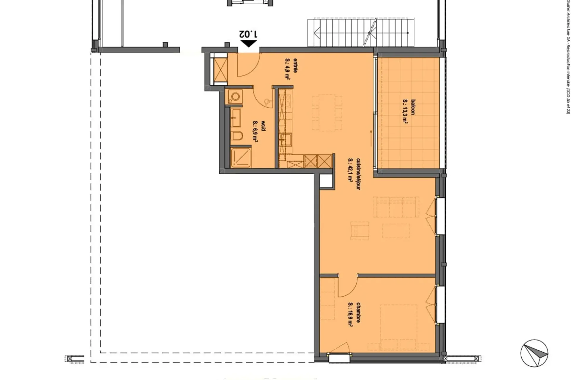 Schönes neues Apartment