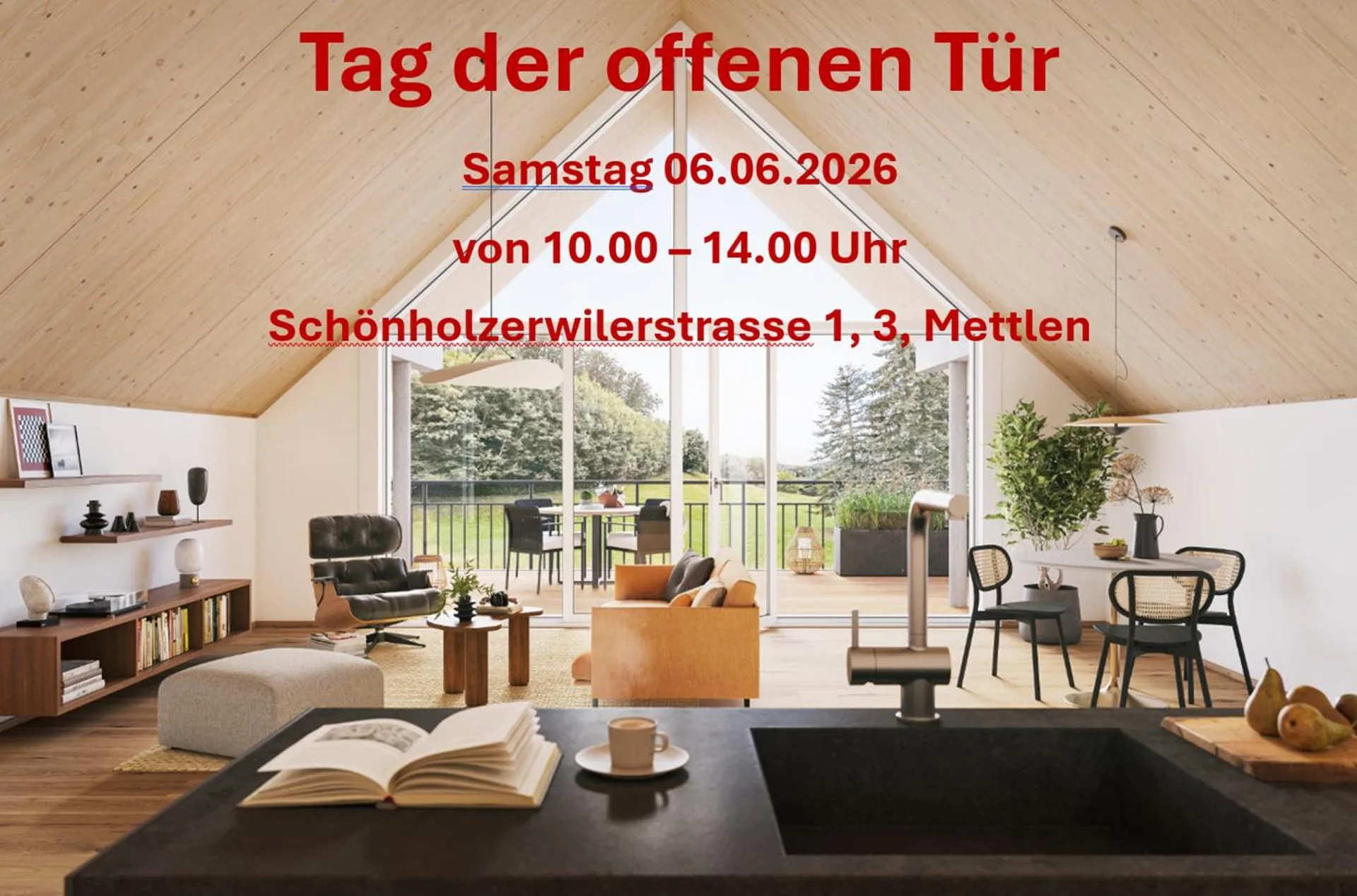 Neubau: Elegante  3.5 Zimmer-Dachgeschosswohnung