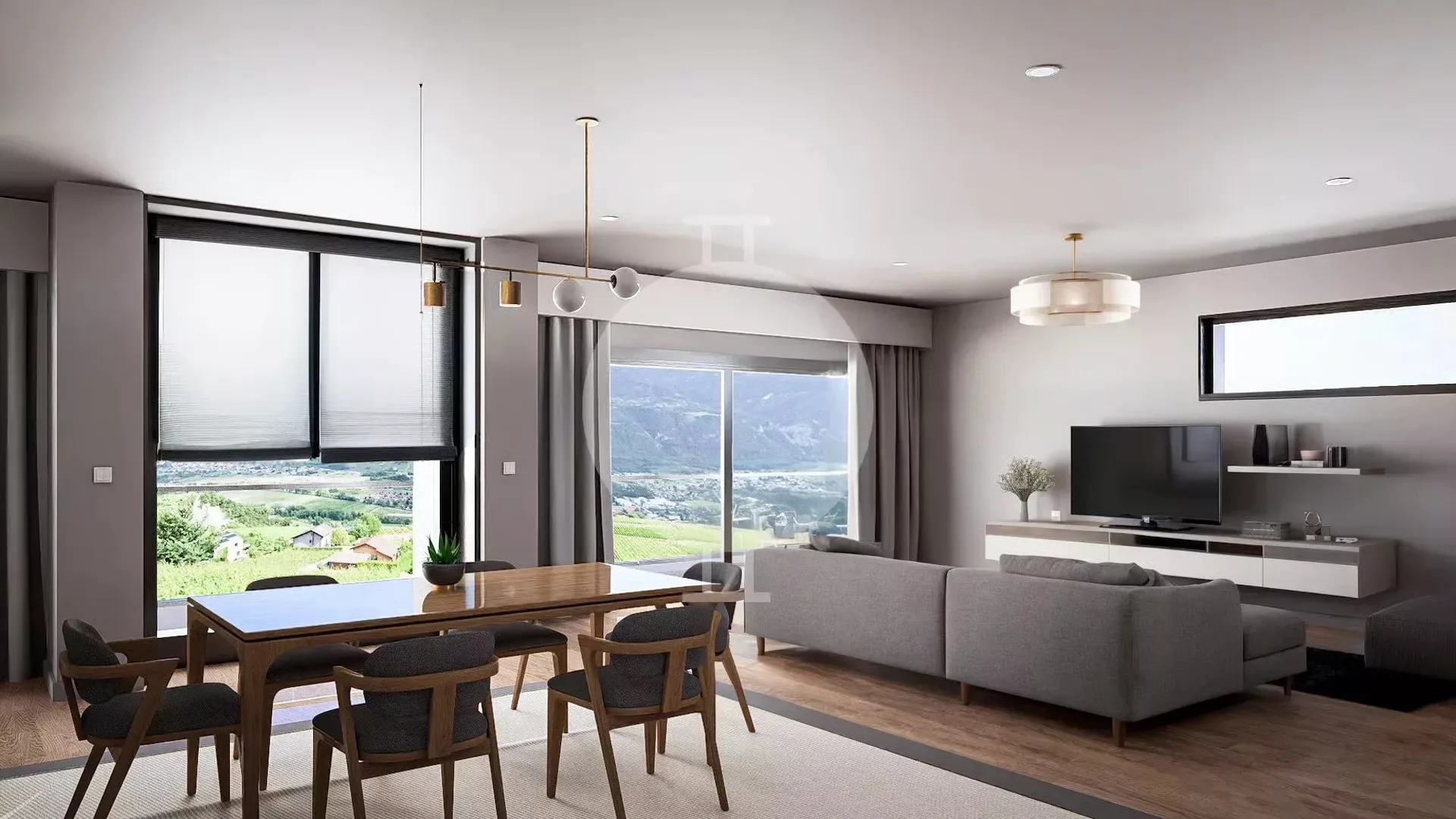 Zu verkaufen? Geräumige Wohnung von 185 m² mit Panoramablick? Valençon, Gemeinde Lens (VS)