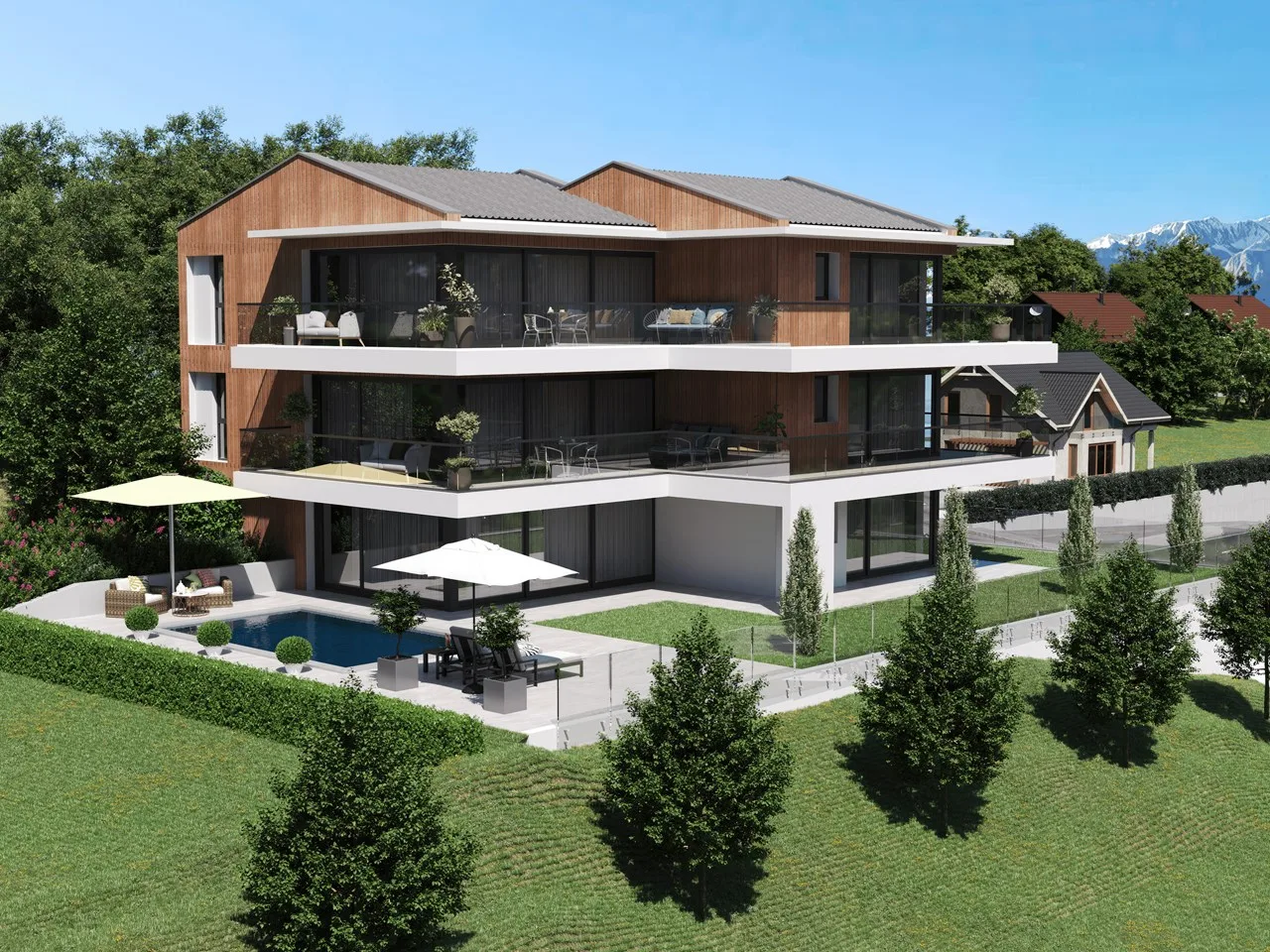 Neue 4.5-Zimmer-Wohnung mit Aussicht und hochwertiger Ausstattung - Résidence Bellavista