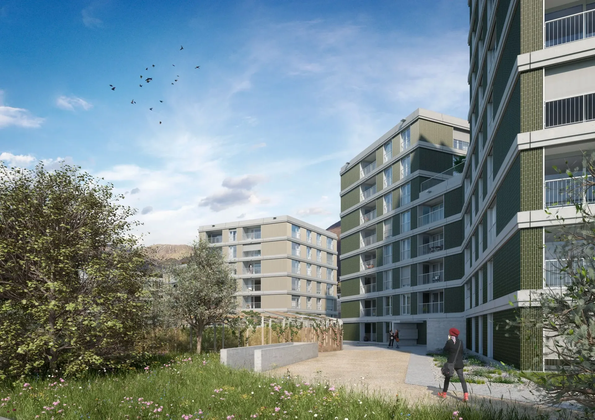 Exklusives modernes Einzimmerapartment mit allem Komfort: Residenza Radice