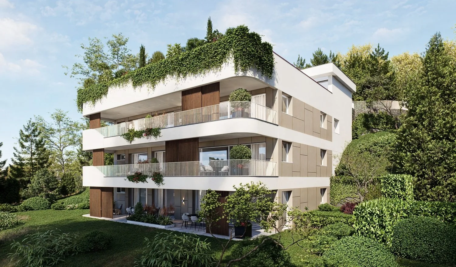Appartement prestigieux de 3,5 pièces avec vue sur le lac et jardin à Capolago