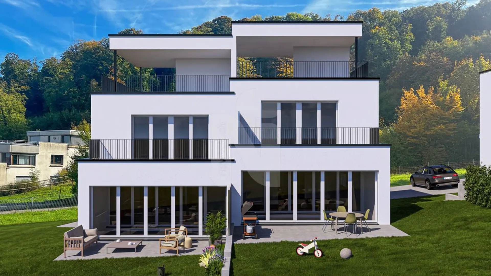Neubau - Doppeleinfamilienhaus mit grosszügigem Grundstück in Pratteln