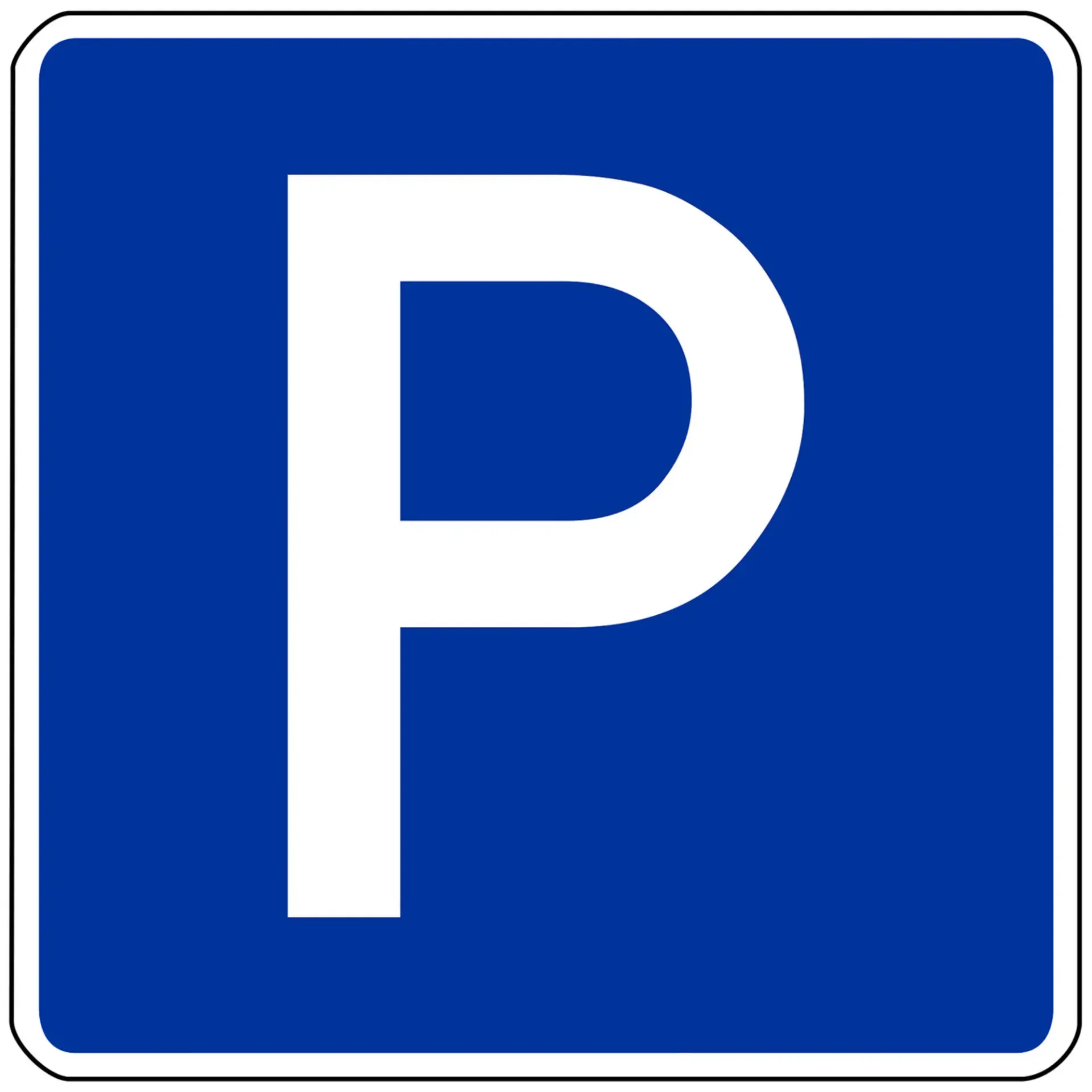 Parkplatz in einem gesicherten Innenparkplatz