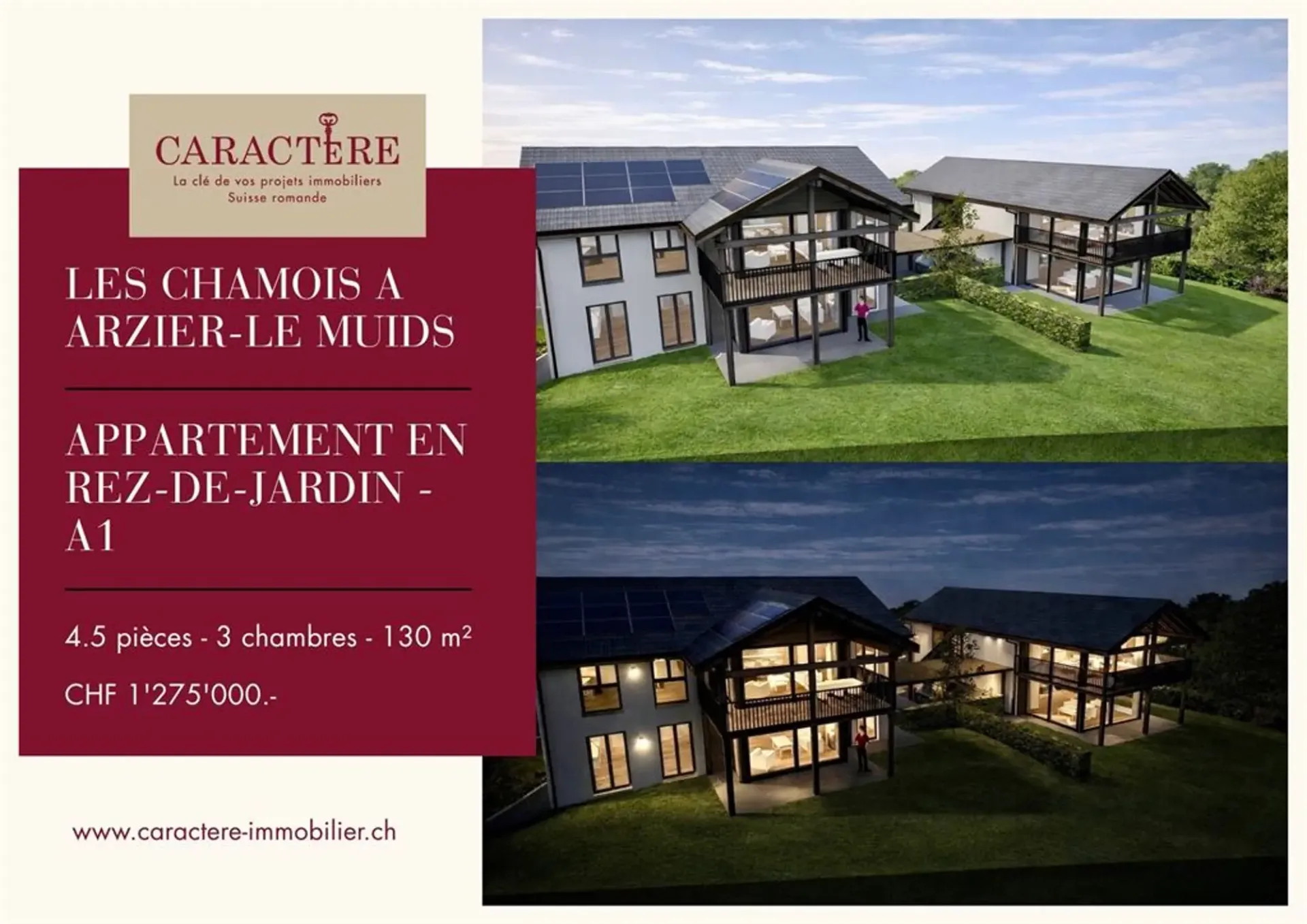 Rez-de-jardin - Neubau - Arzier - Lot A1
