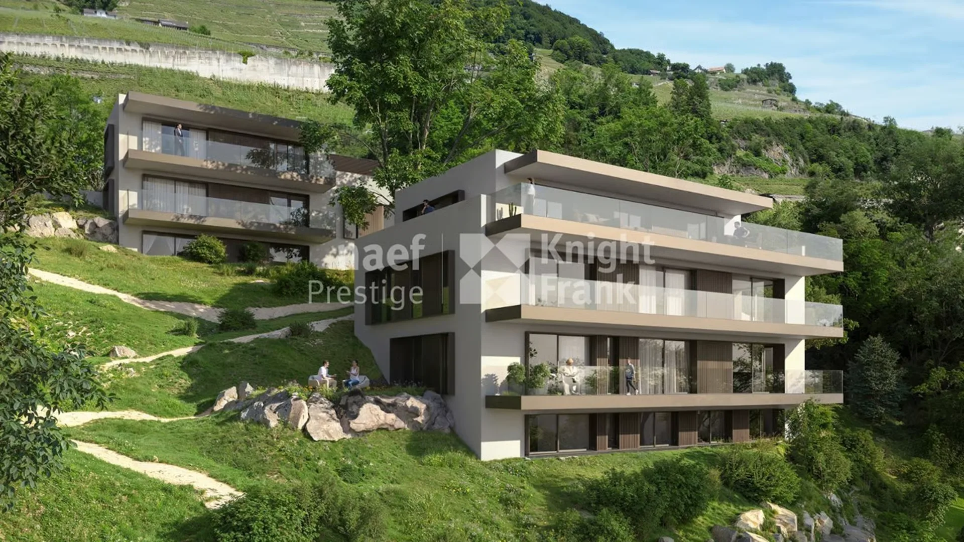 Neue 7,5-Zimmer-Duplexwohnung mit außergewöhnlichem Blick auf den See