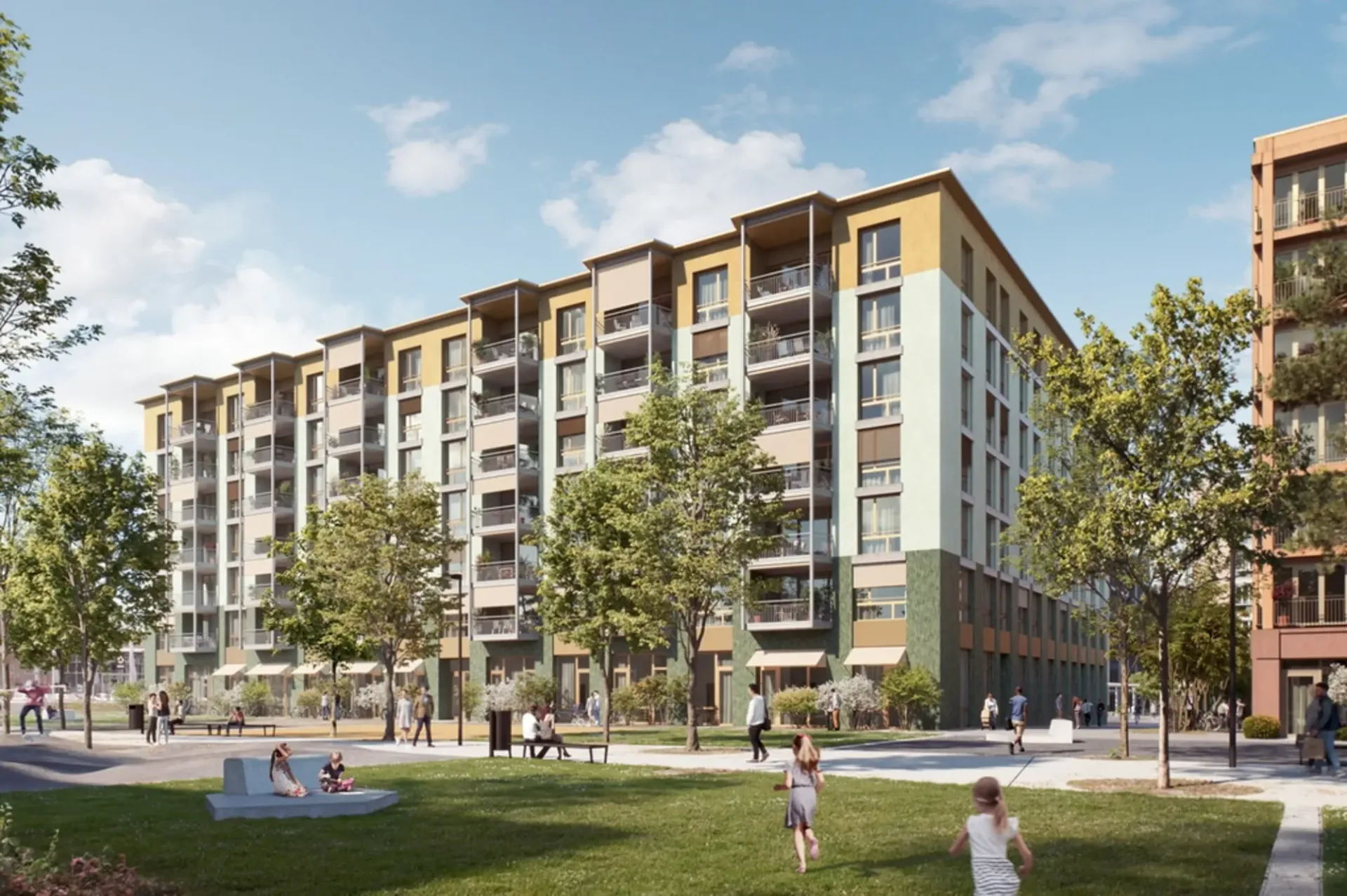 Modern apartment at Winterthur Hegi train station