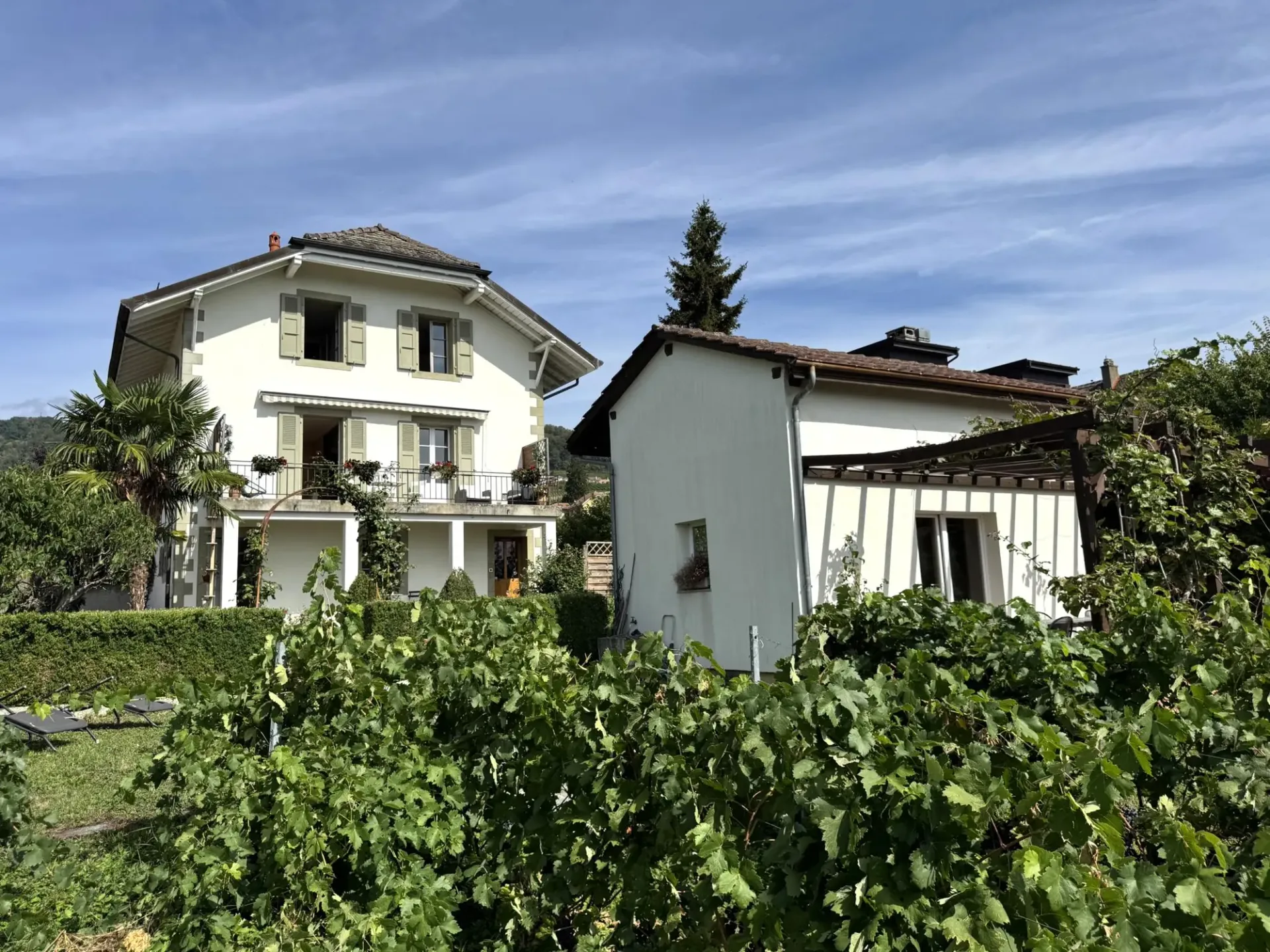 Einzigartiges Einfamilienhaus mit Blick auf den See und die Alpen