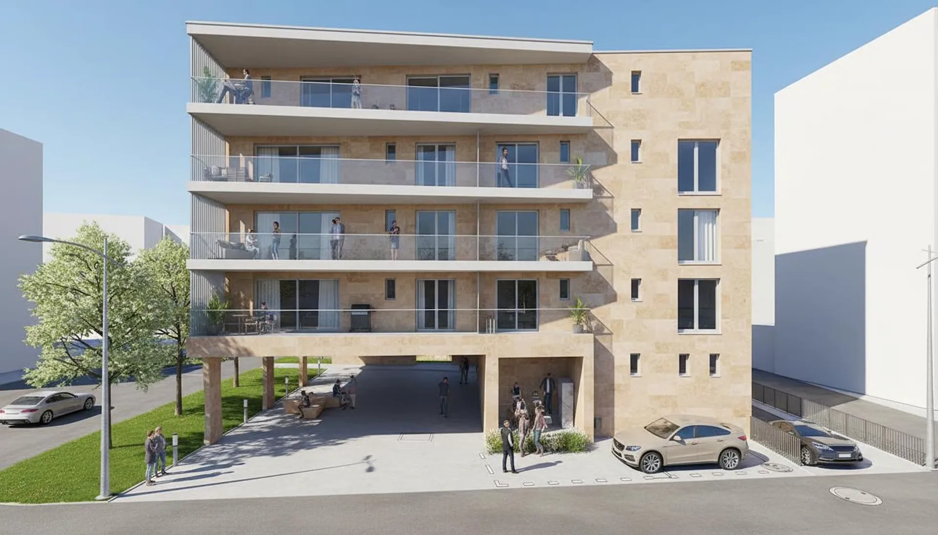 Neuer kommerzieller und administrativer Raum von 97 m2 - Residenz AGLA, Bellinzona