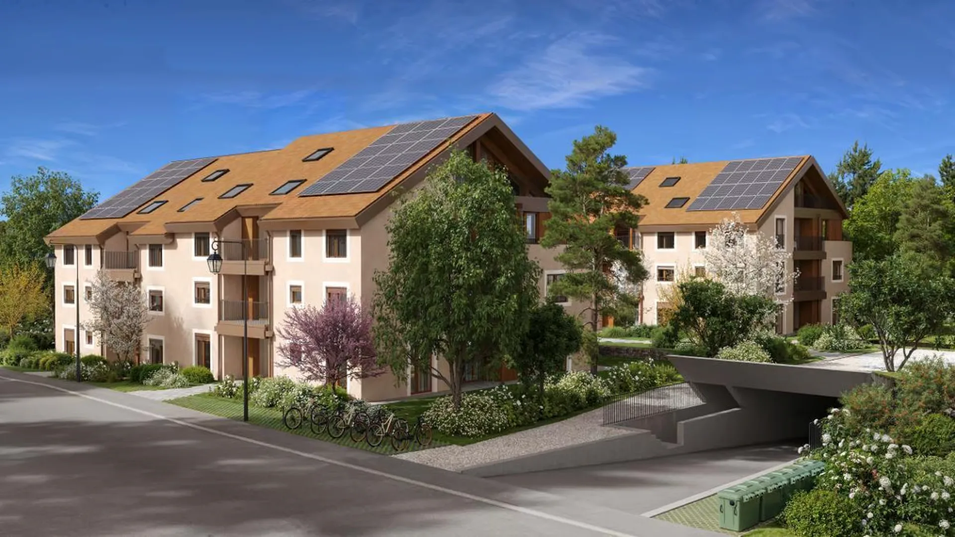 Neue Dachgeschoßwohnung in Founex