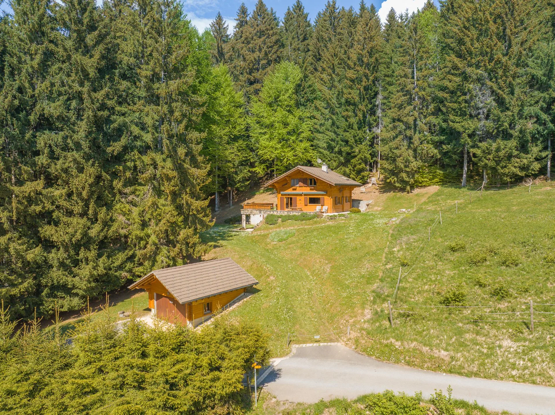 Un refuge alpin au coeur de la nature - clairière privée & art de vivre alpin Animaux alpins devant la fenêtre au quotidien !