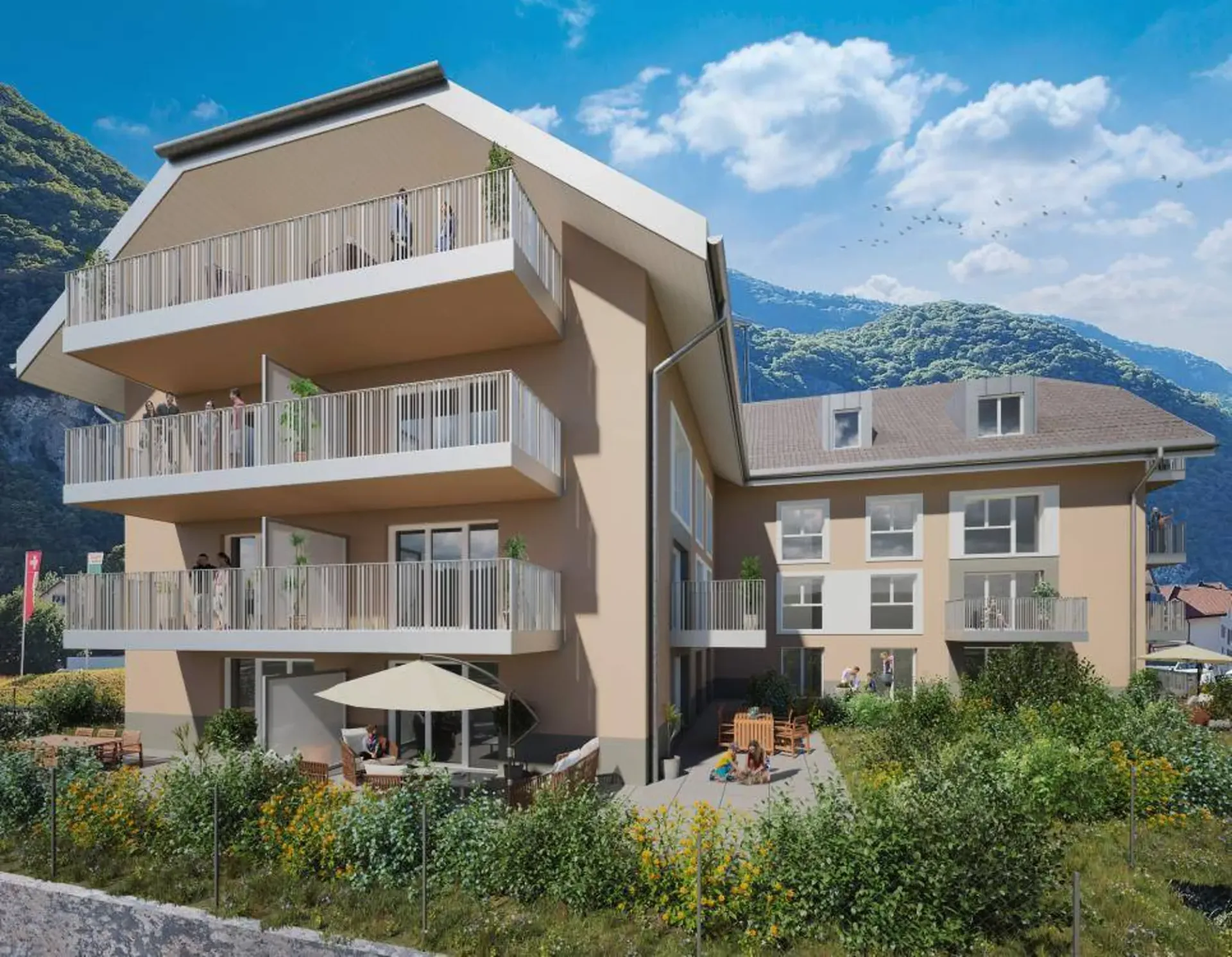 Wohnung 4.5 Zimmer in Roche VD - Grundstück 14
